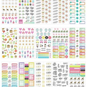 Happy Planner Stickers Pack 1009 Essential Planning/ 1508 Tiny Icons/1220 Caregiver Daily Functional Planning Stickers image 4