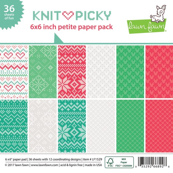 Lawn Fawn Perfectly Plaid Chill Paper Pack 12 x 12