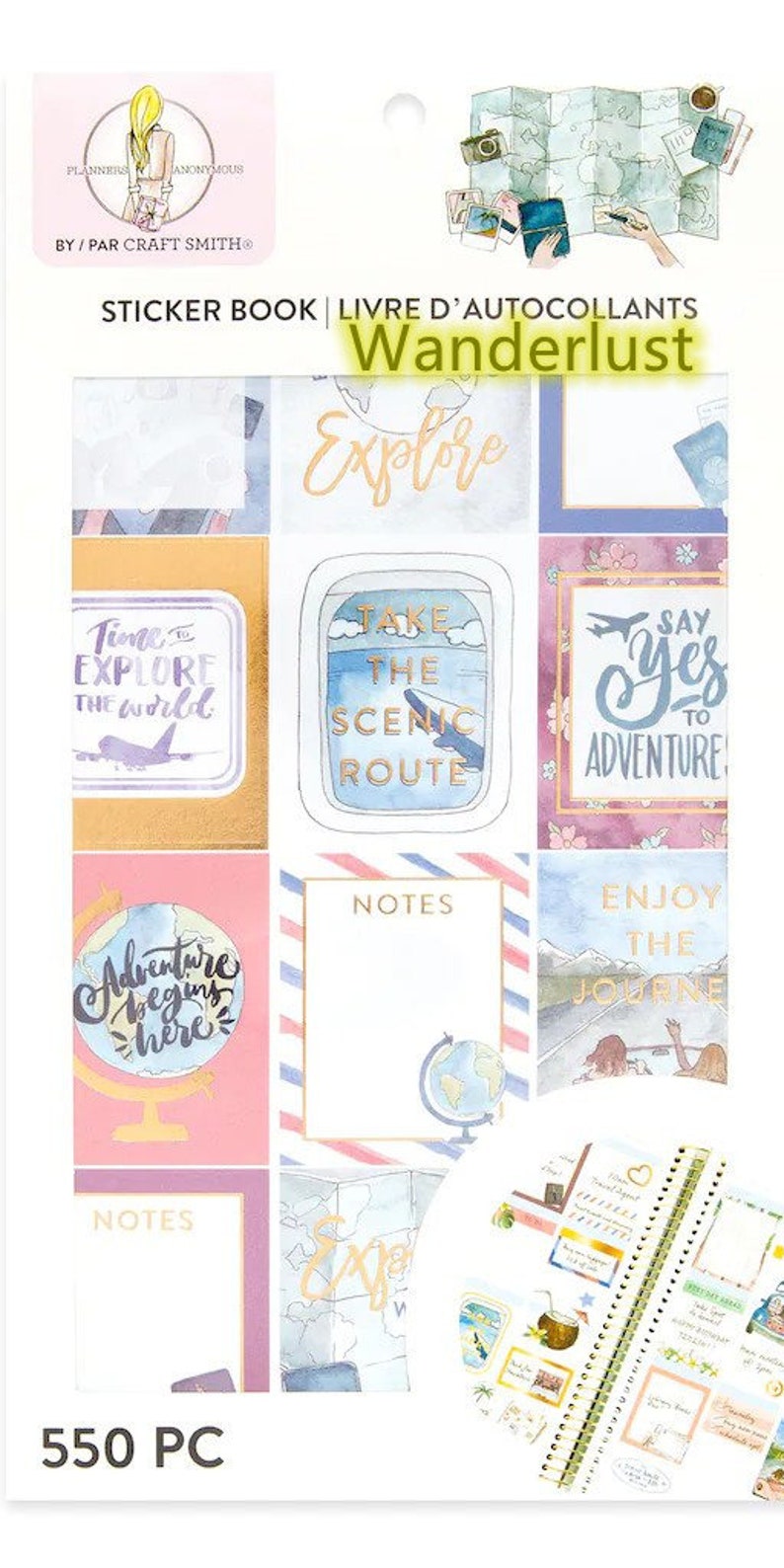 Planners Anonymous Sticker Books by Craft Smithserenity Etsy