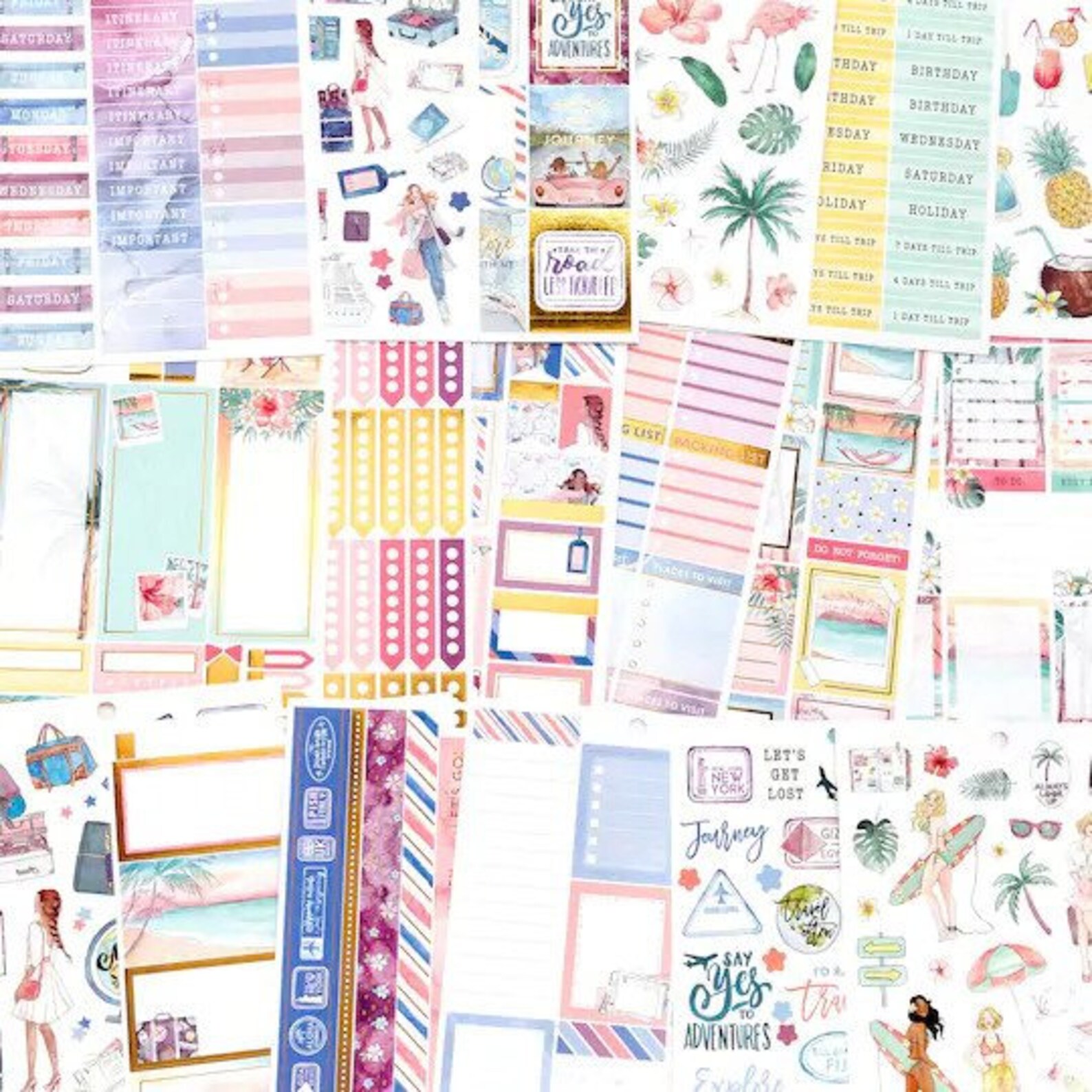 Planners Anonymous Sticker Books by Craft Smithserenity Etsy