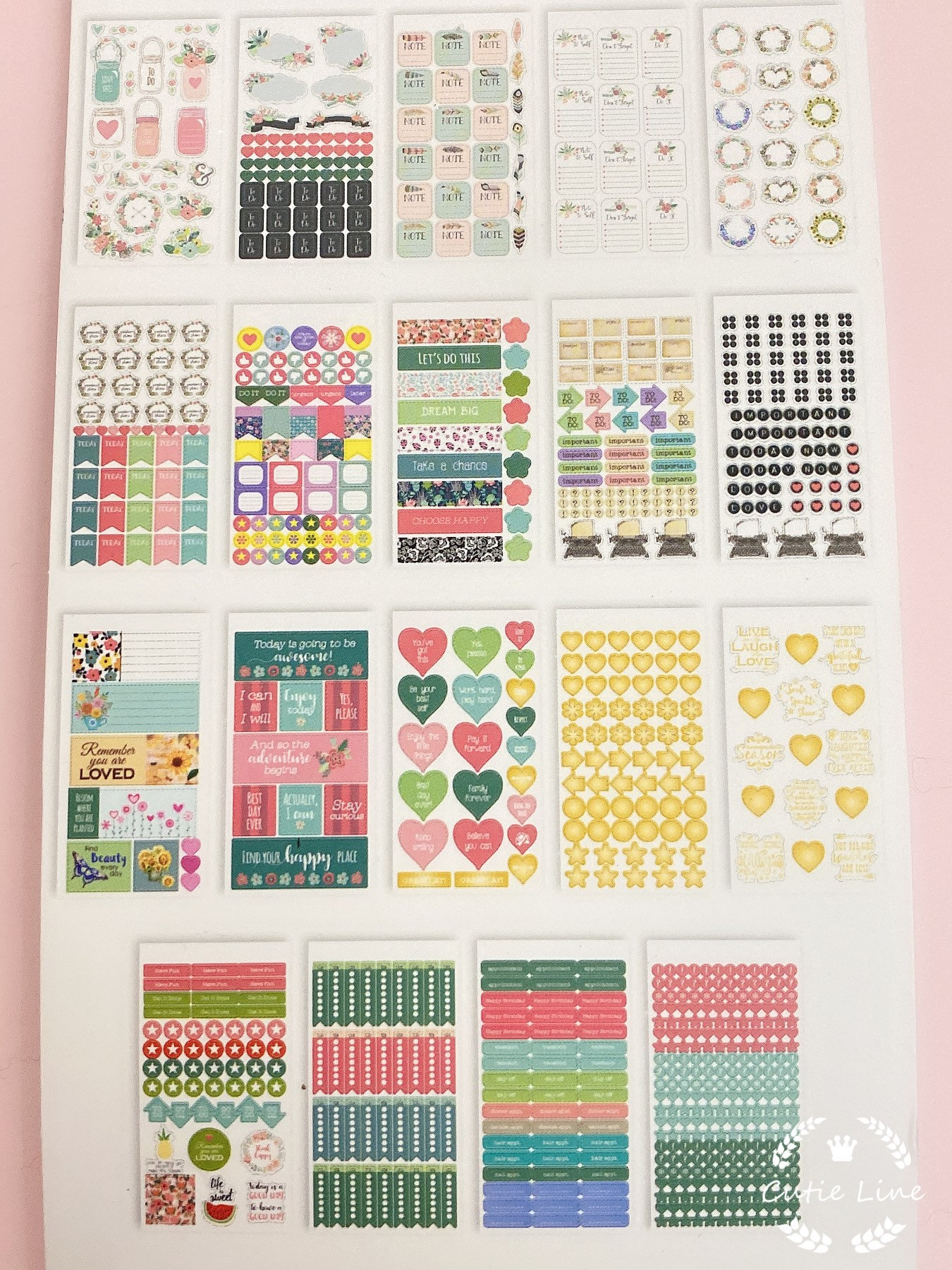 915pc Choose Happy Value Stickers Book by Love Nicole - Function ...