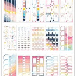 3 Options of Value Sticker Book by Happy Planner-596 Appointments/689 Mood Tracking/672 Happy Kind Faith-Planning Essential Stickers image 7