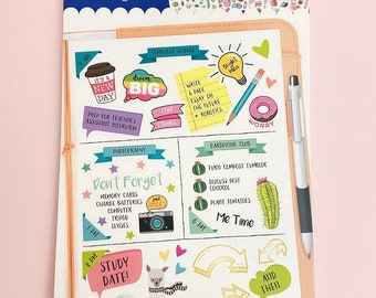 1490pc Dream Big Value Stickers Book by Love Nicole - Function Planning Stickers/Journal Boxes Stickers