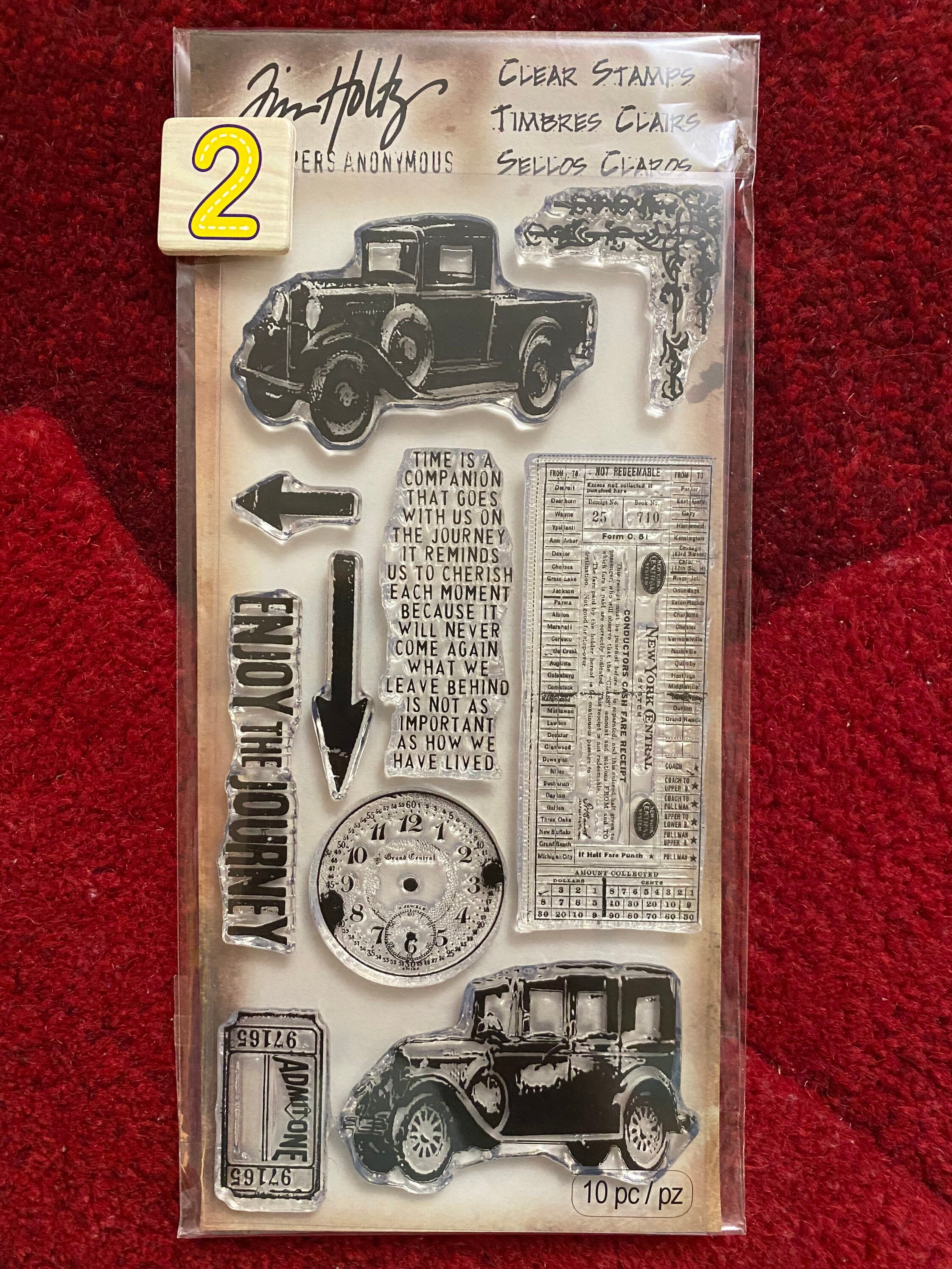 7 Options of Tim Holtz Clear Stamps Sets 4x9.25 Crazy Etsy