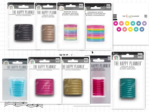 happy planner metal rings
