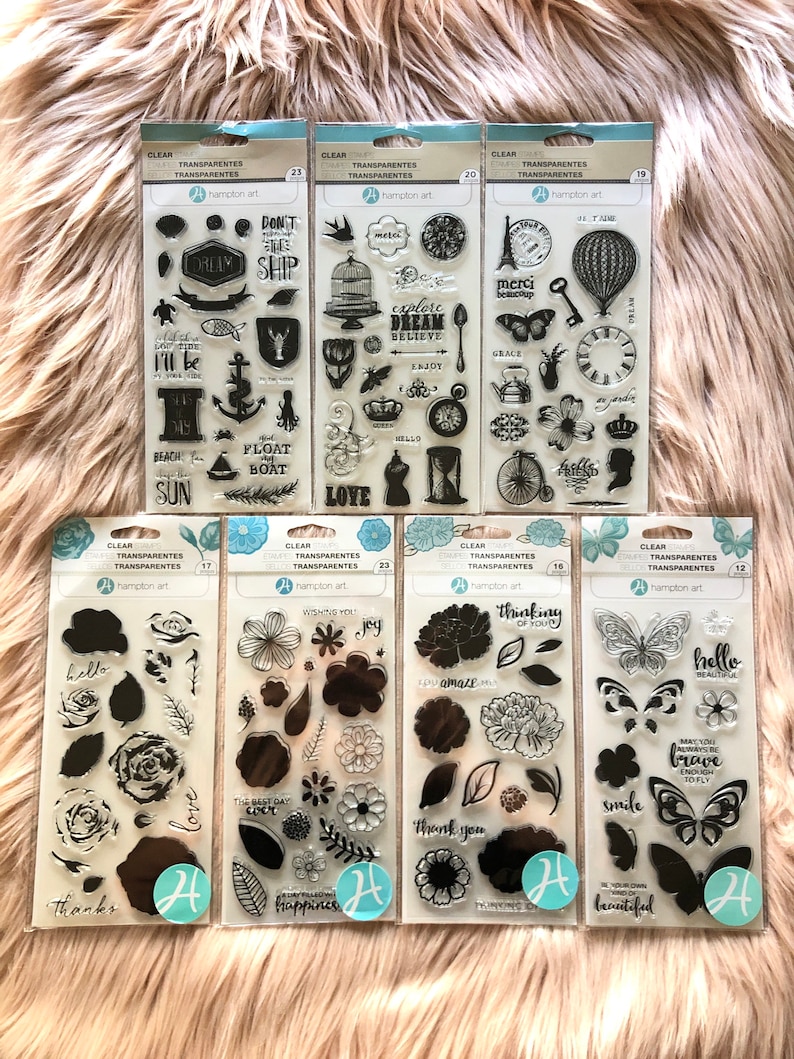 Download 7 Options Clear Stamps by Hampton Art-Layer Stamps sets-4 ...