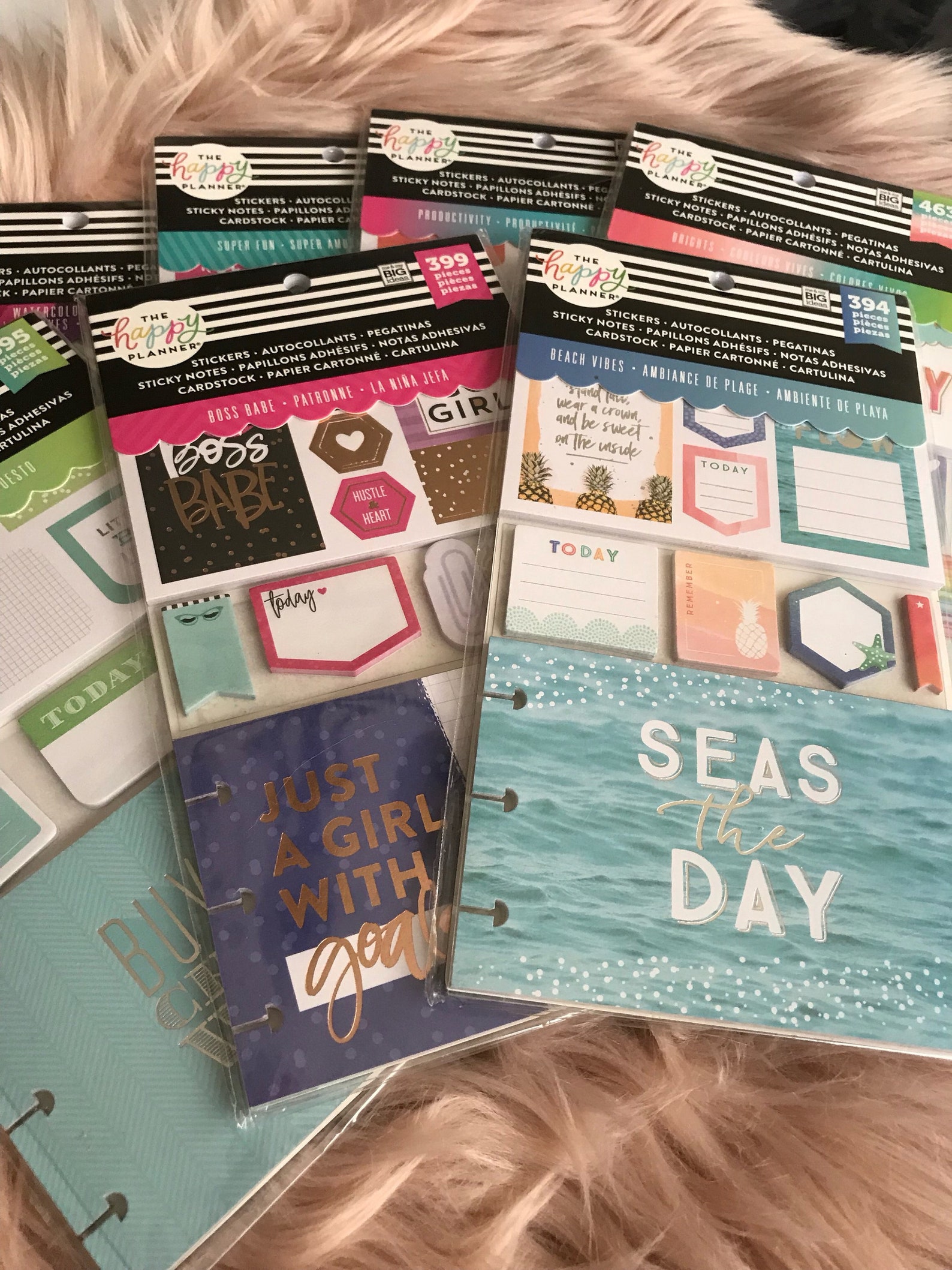 7 Packs of Coordinated Planner Accessories Kit by Happy Etsy