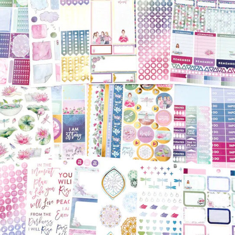 Planners Anonymous Sticker Books by Craft Smithserenity Etsy