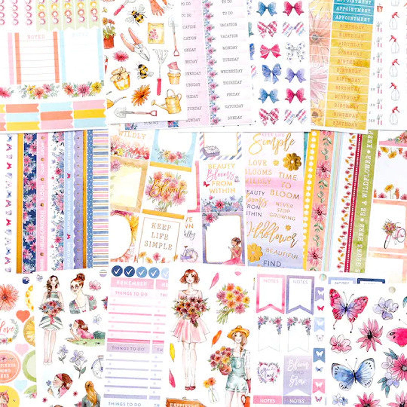 Planners Anonymous Sticker Books by Craft Smithserenity Etsy