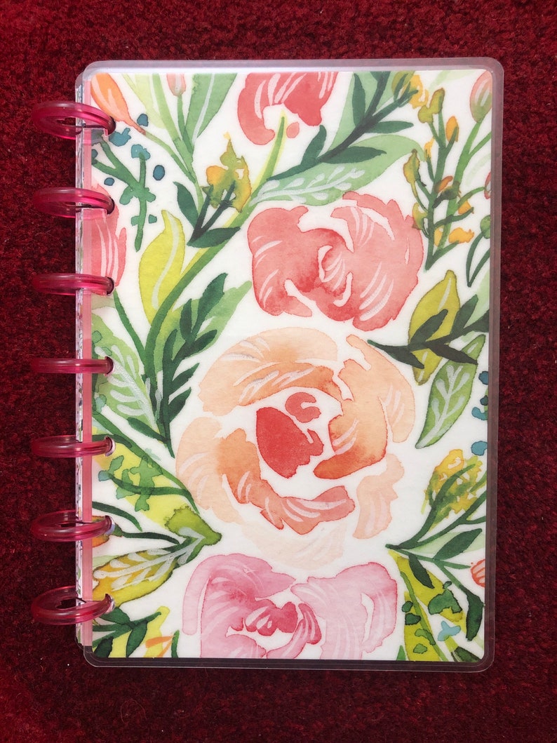 2 Options of MINI Happy Planner Cover Dividers Floral / Etsy