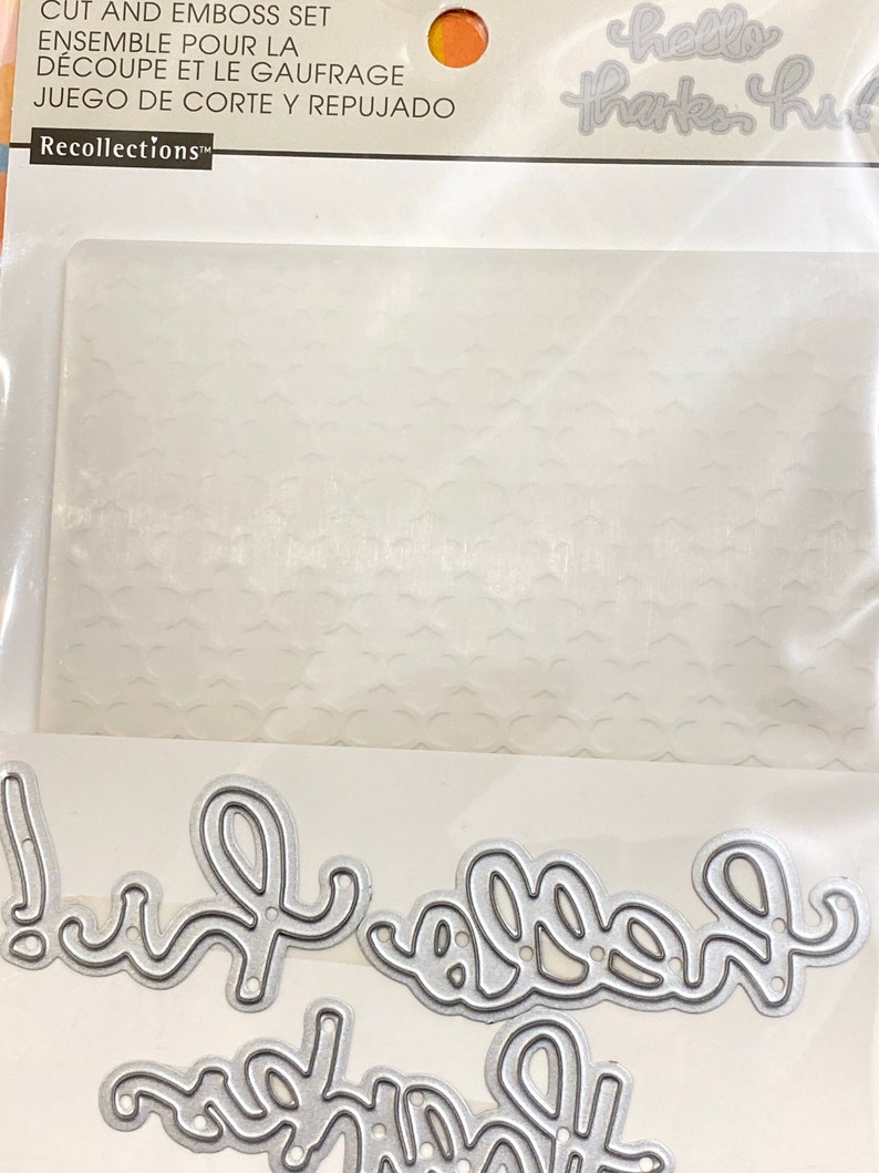 Cut and Emboss Set by Recollections - Card Background Die/butterflies ...