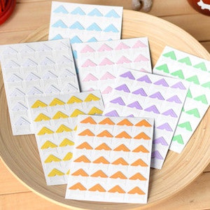 Multi colored Self adhesive Pvc Photo Corners Stickers For - Temu