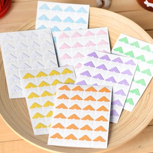 Photo Corners - Vivid Color/Sparkle/3 Colors - Photo Decorative Corner Stickers/Planner Memo Corners/Planner Accessories/Stickers