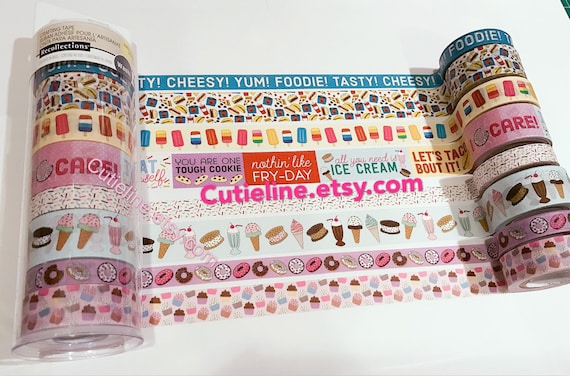 8 Rolls Foodies Washi Tubes by Recollections Michaels Fast Food