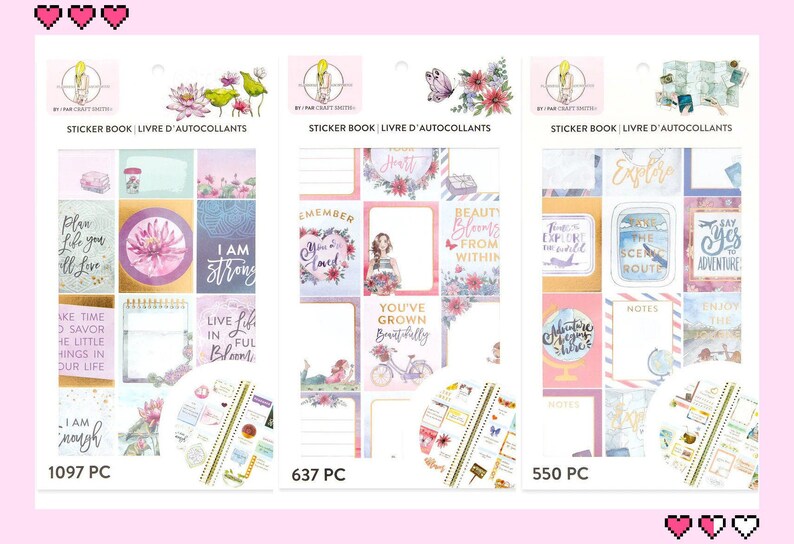 Planners Anonymous Sticker Books by Craft Smithserenity Etsy