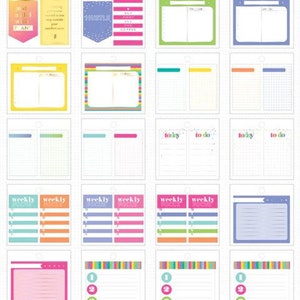 Tiny Sticker Pads by Happy Planner Budget 41pc/Productivity 31pc/Faith 41pc/Colorful Boxes 34pc 3 1/2 x 3 3/8-Budget Planning/Daily Work 画像 5
