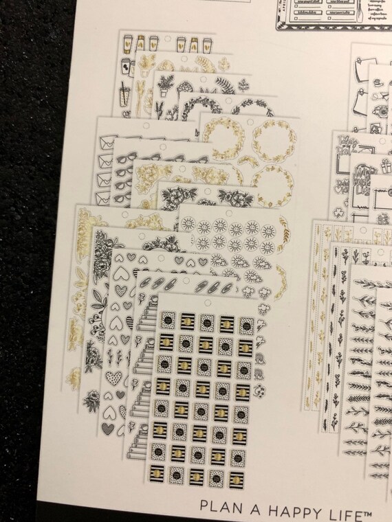 833pc Journaling Doodles Happy Planner Value Stickers Book Women Stickers Brish Arts Checklist Schedule Management 833pc Journaling Doodles Happy Planner Value Stickers Book Women Stickers Brish Arts Checklist Schedule Management