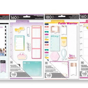 Happy Planner Girl Sticky Notes - Rongrong/Faith Warrior/Healthy Hero/Encourager - Checklists/Page Note/Planning Notepads