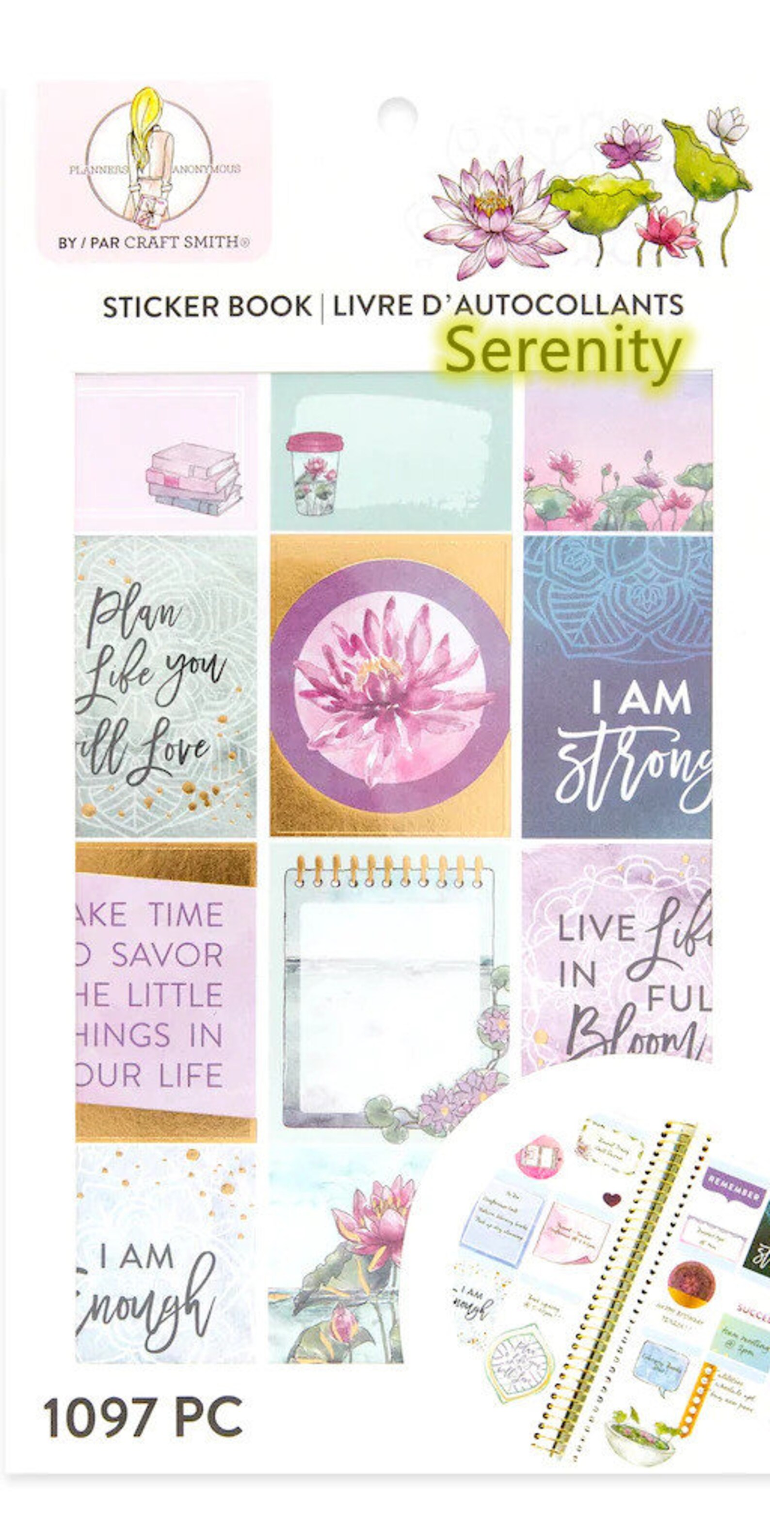 Planners Anonymous Sticker Books by Craft Smithserenity Etsy