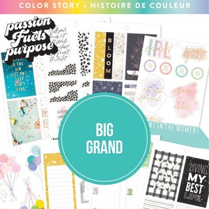 BIG Value Stickers Books by Happy Planner 262 BIG Color Story/459 Such a Good Day/472 Memory Planning 262 - Color Story