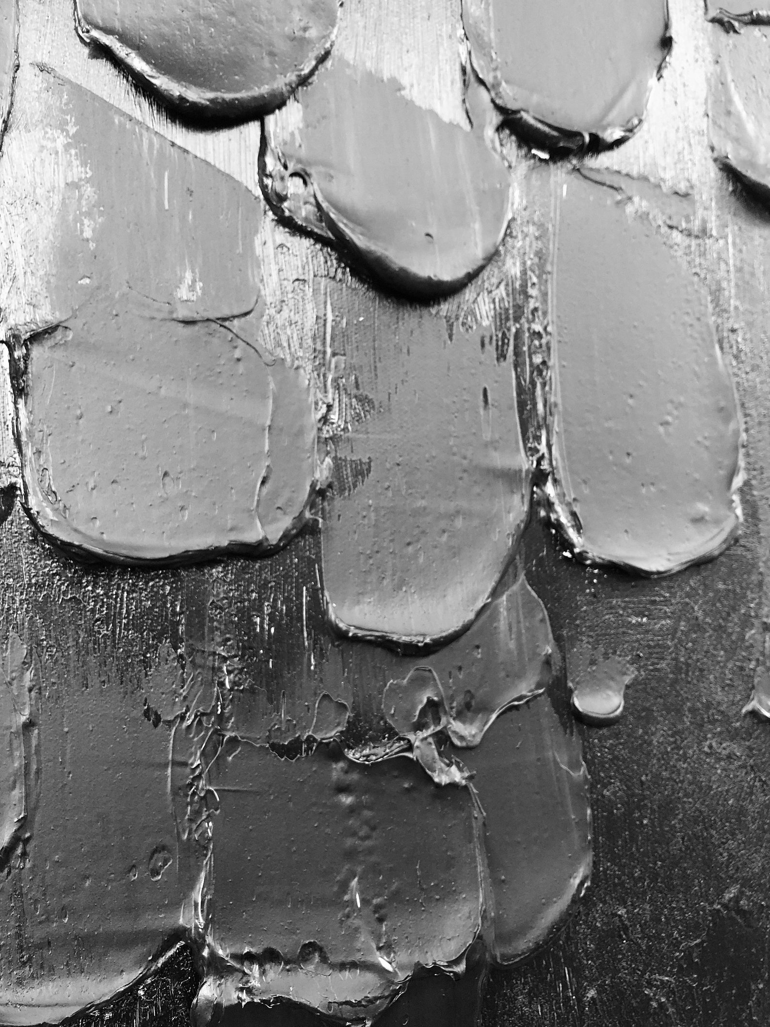 Pure Black Abstract Art Black 3D Textured Painting Black Wall Etsy