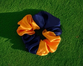 Multi Custom Colour Hair Scrunchie | Sport Hair Scrunchies | School Scrunchies | Netball Scrunchies | Team Scrunchies | FREE DESIGN MOQ 50