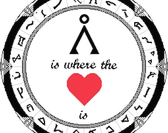 PDF: "Point of Origin" Cross Stitch Pattern