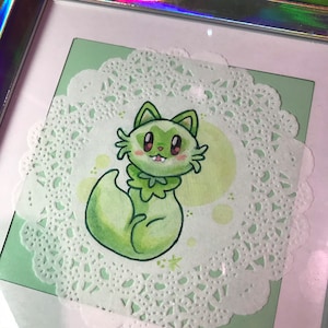 Sprigatito Doily Art