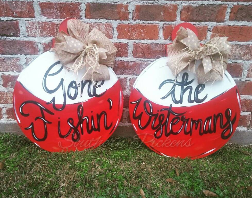 Fishing Cork Door Hanger Etsy