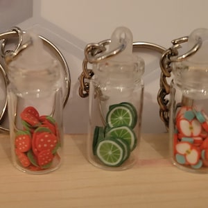 Tiny Fruit Keychain