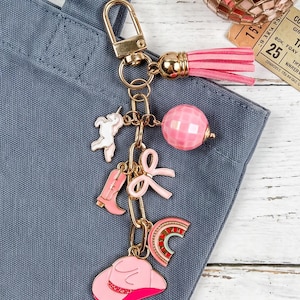 Inspiré des breloques de sac Pink Pony Club