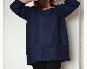 plus size linen shirts