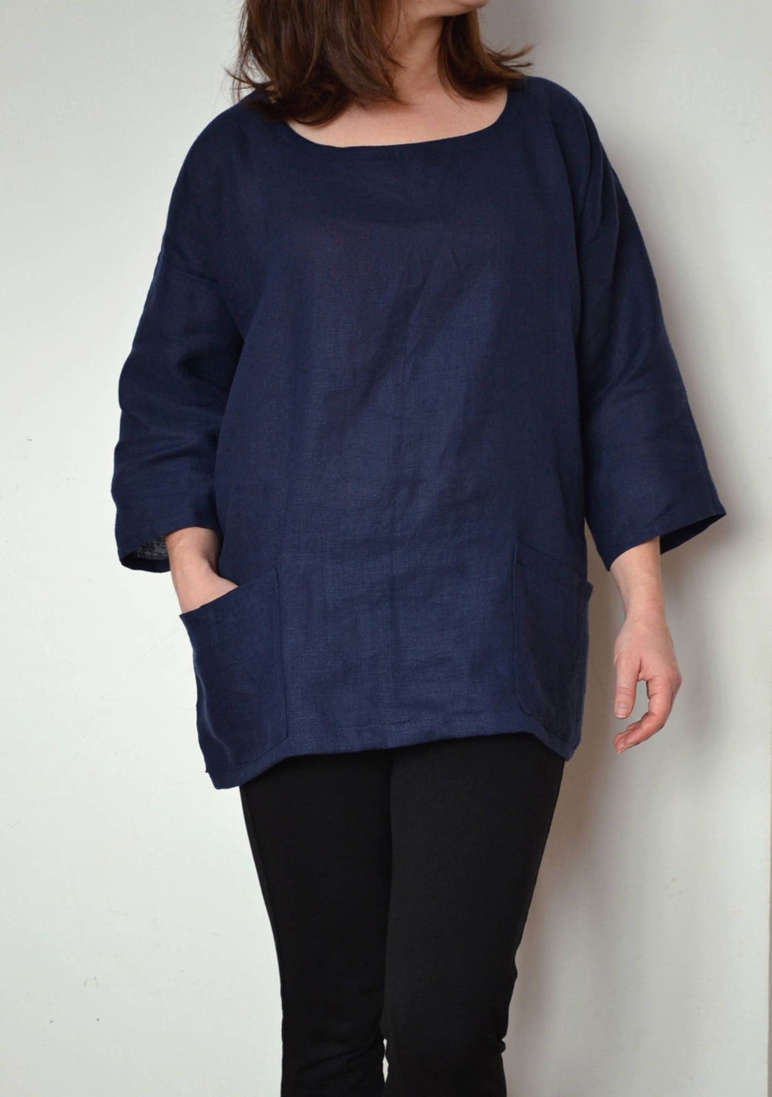 Plus Size Linen Blouse Linen Blouse Plus Size Top Linen Etsy