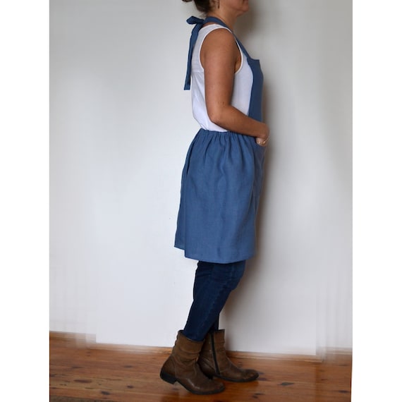 apron dress linen