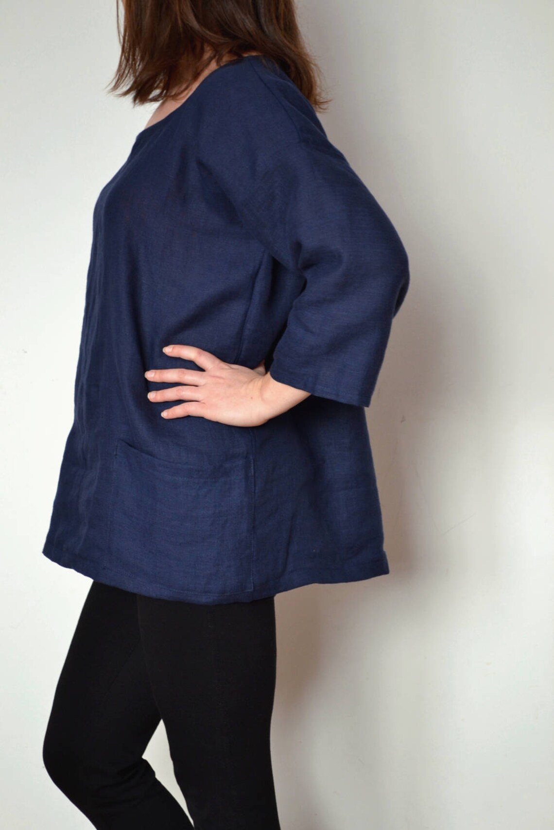 Plus Size Linen Blouse Linen Blouse Plus Size Top Linen Etsy