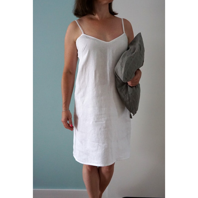 Linen Night Dress, Slip Dress, Night Dress, Linen Nightgown, Nightshirt