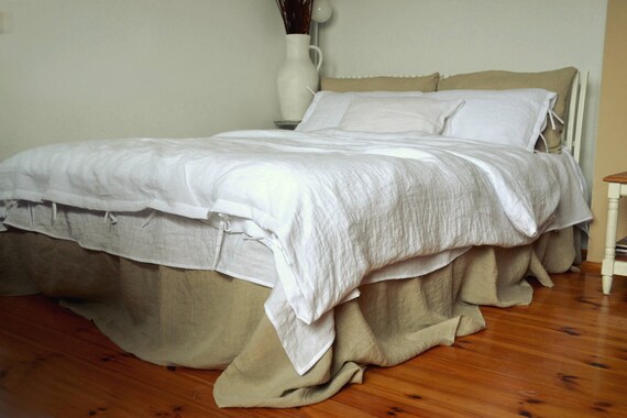 Linen Bedding Linen Duvet Cover Linen Bedding Set White Etsy