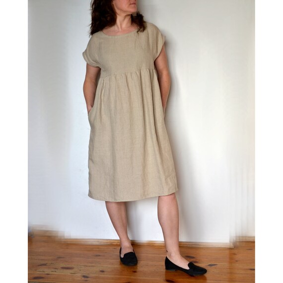 Linen Dress Summer Dress Dress for Womens Linen Clothing | Etsy