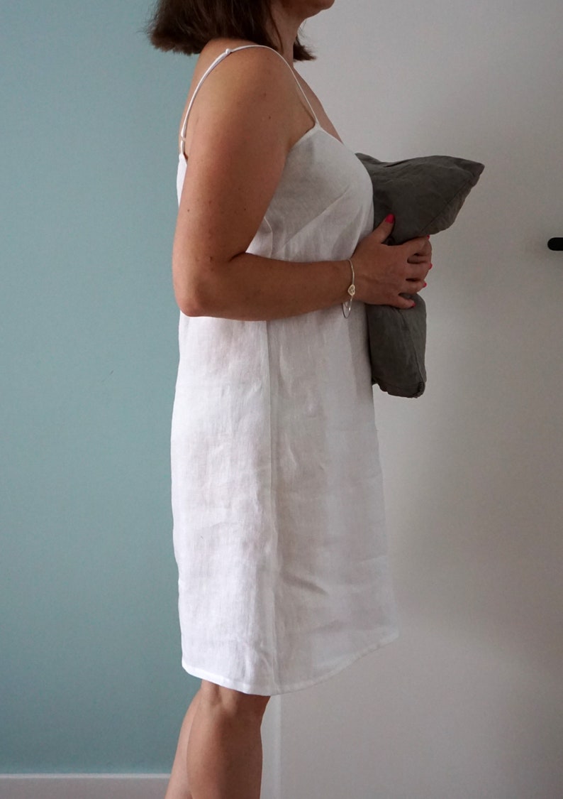 Linen Night Dress, Slip Dress, Night Dress, Linen Nightgown, Nightshirt