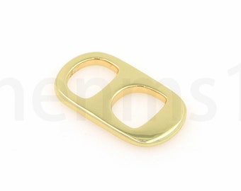 Delikatne naszyjniki z kapsli, 18-karatowe złote naszyjniki wypełnione złotem, zawieszki z kapsli, delikatne zawieszki, artykuły jubilerskie DIY, 14,8 x 25,5 x 2 mm