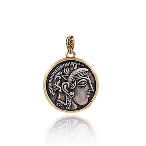 18K Gold Filled Vintage Pendant, Micropavé CZ Figure Pendant, Round Pendant, Engraving Pendant, DIY Jewelry Making Supplies, 31.5x23x3mm