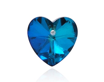 Colgante de cristal 672PCS, opcional multicolor, cristal AB, colgante de corte en forma de corazón 6432, accesorios de cristal de joyería de bricolaje