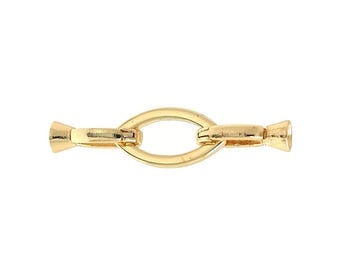 Clasp Connector, 18K Gold Filled Bar Clasp,Lobster Clasp Connector, DIY Jewelry Supplies, 32x8x1.5mm