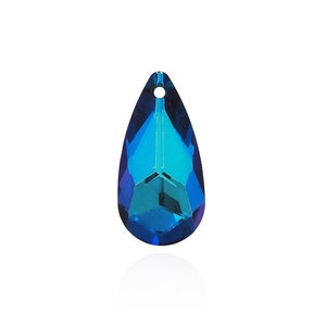 216pcs Crystal Pendants, 6106 Crystal AB Pendants, Water Drop Crystal , Teardrop Pendants,Crystal Jewelry DIY Crystal Accessories