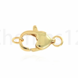 Snap Clasp,Spring Clasp, Lobster Clasp, 18K Gold Filled Carabiner,Heart Clasp, Push Door Clasp, Button Clasp, DIY Jewelry Making Supplies