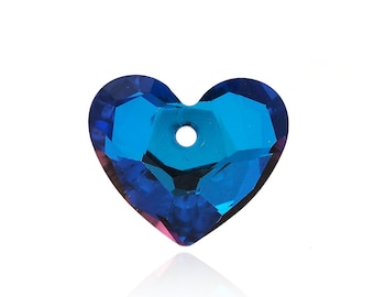 Colgante de cristal 315PCS, colgante de corte en forma de corazón 6264, cristal AB, opcional multicolor, accesorios de cristal de joyería de bricolaje