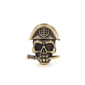 18K Gold Vintage Human Skull Spacer Beads,Antique Skull Jewelry Bead,Pirate Skull Spacer Bead,Pirate Jewelry,DIY Jewelry Supplies,20*16*11mm