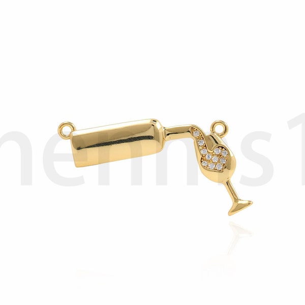 Wine Glass Necklace Etsy