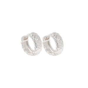 Hoop Earring, dikke oorbellen, 18K zilver gevulde doorboorde oorbellen, ronde oorbellen, DIY oorbelaccessoires, 14x13,5x5mm