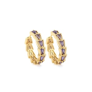 18K Gold Filled Trapeze Oorbellen, Micropavé CZ Geometrische Oorbellen, Gouden Oorbellen, Doorboorde Oorbellen, DIY Sieraden Benodigdheden,18.7x17.6x4.5mm